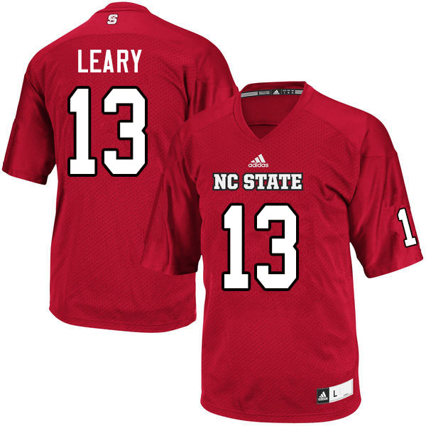 Men #13 Devin Leary NC State Wolfpack College Football Jerseys Sale-Red